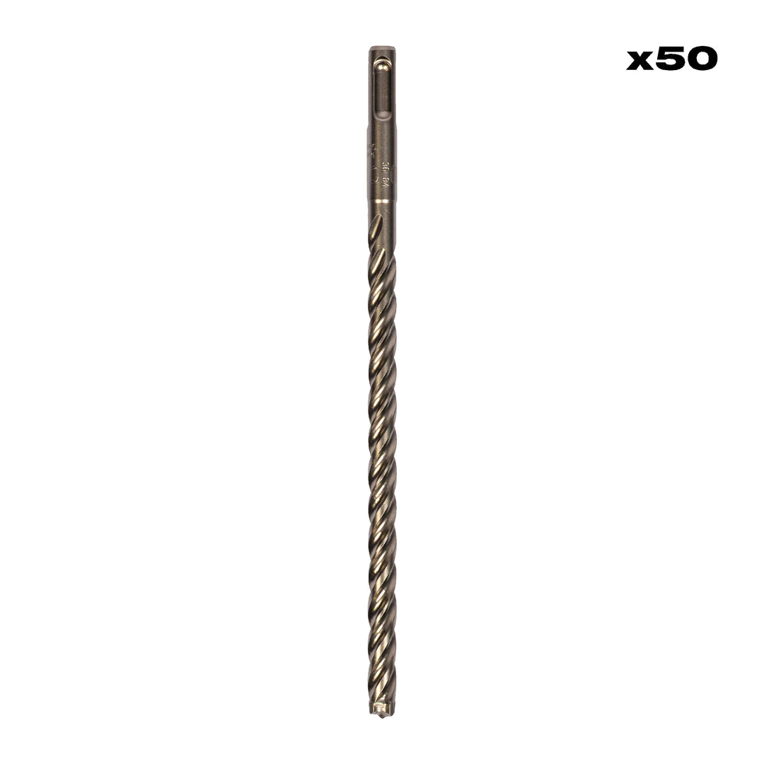 10 x 215 mm, SDS-Plus 4-Schneiden Hammerbohrer MX4 SDS-Plus 50er Pack
