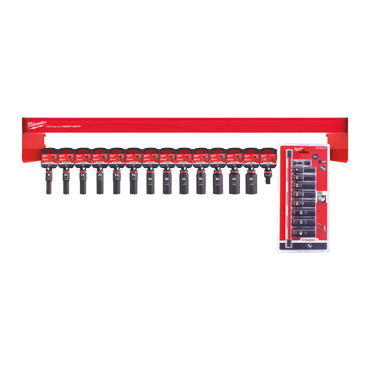 Schlagnüsse 3/8" lang 1 m Modul