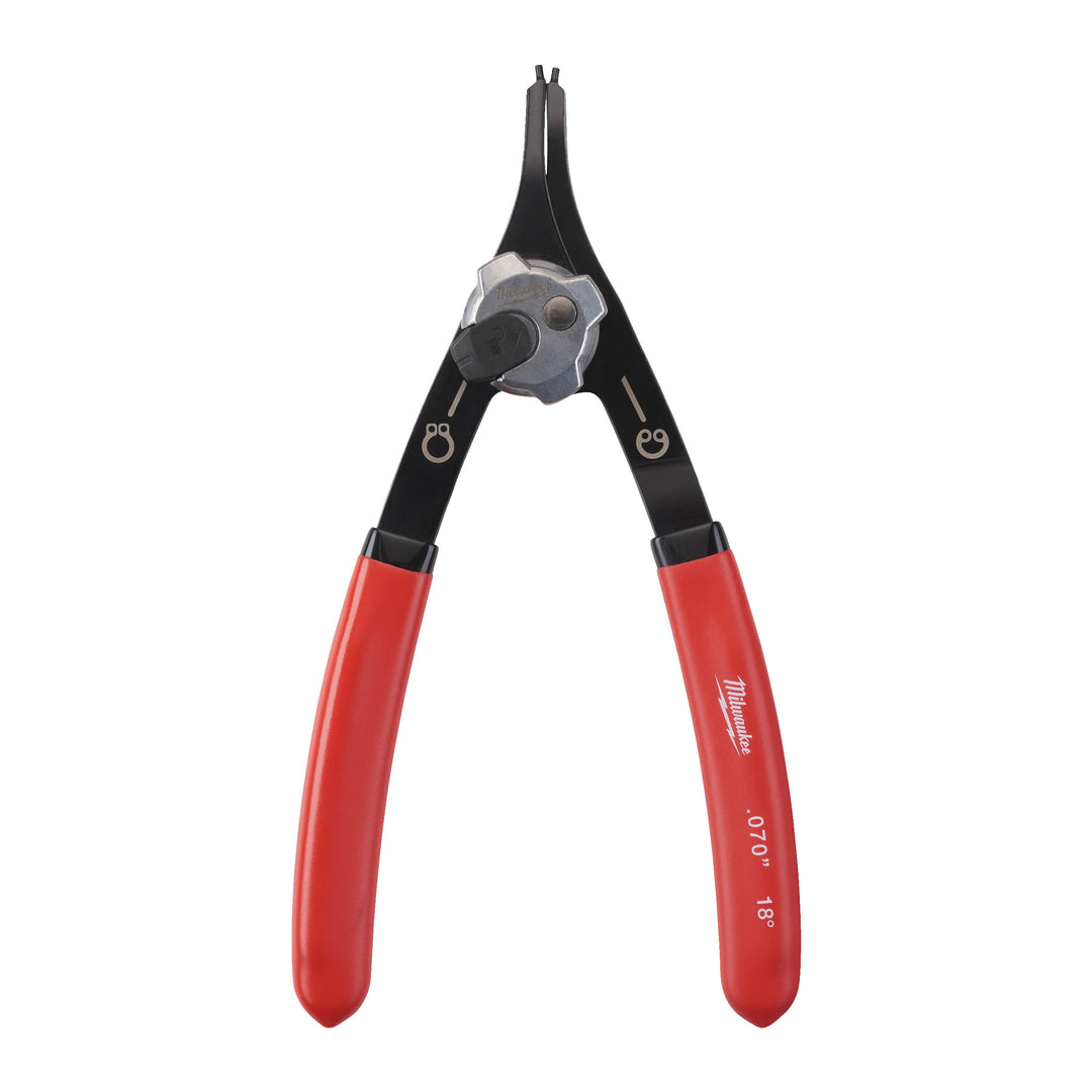 1,8 mm Spitze, für Größe A2/J2 Sicherungsringzange für Wellen und Bohrungen