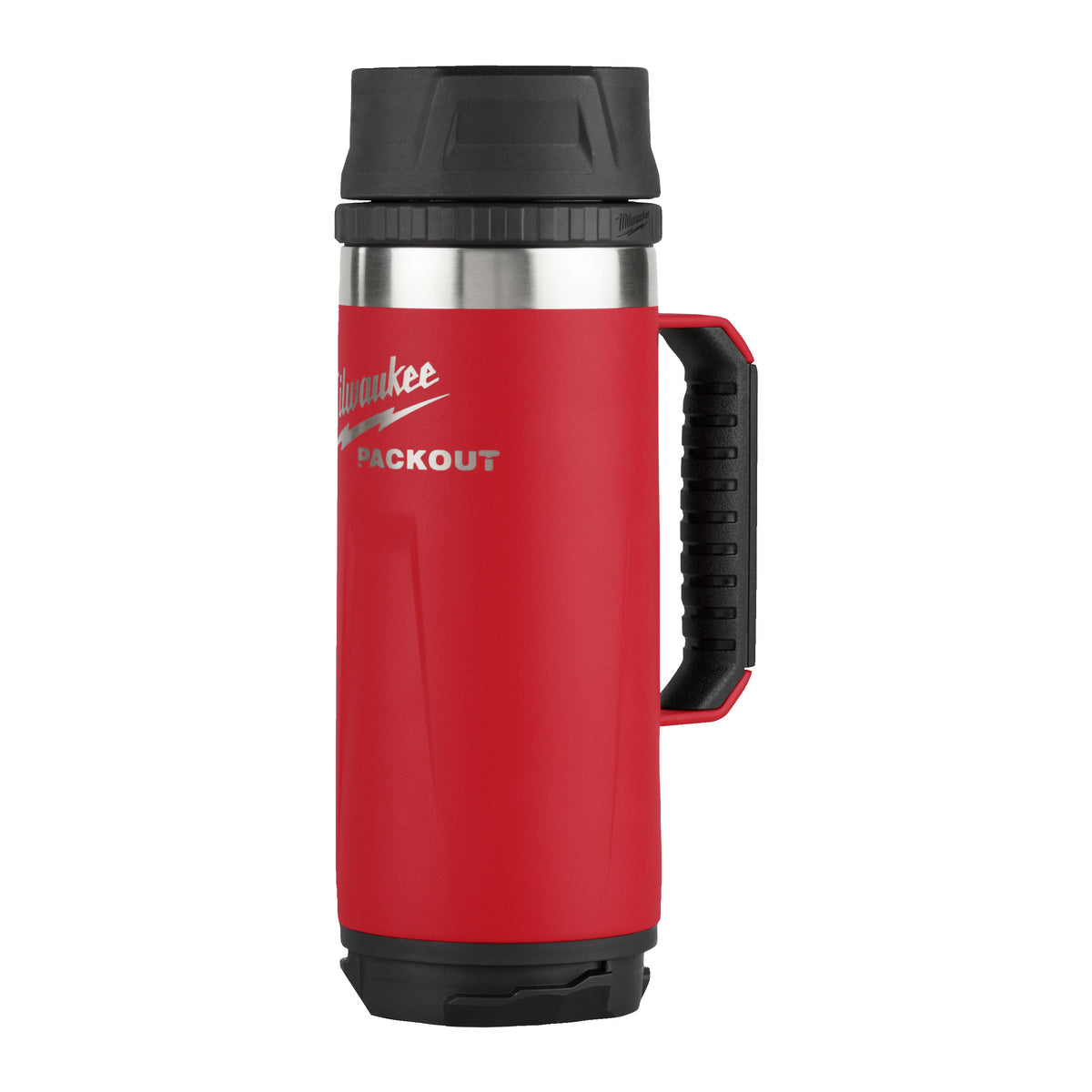 530 ml mit Trinkdeckel, rot ﻿PACKOUT Isolierbecher mit Griff