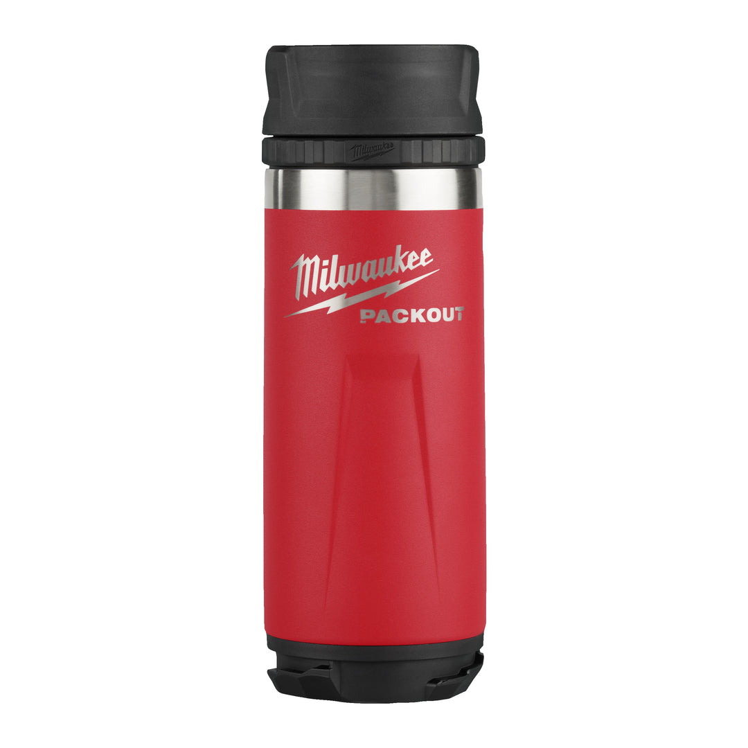 530 ml mit Trinkdeckel, rot ﻿PACKOUT Isolierbecher