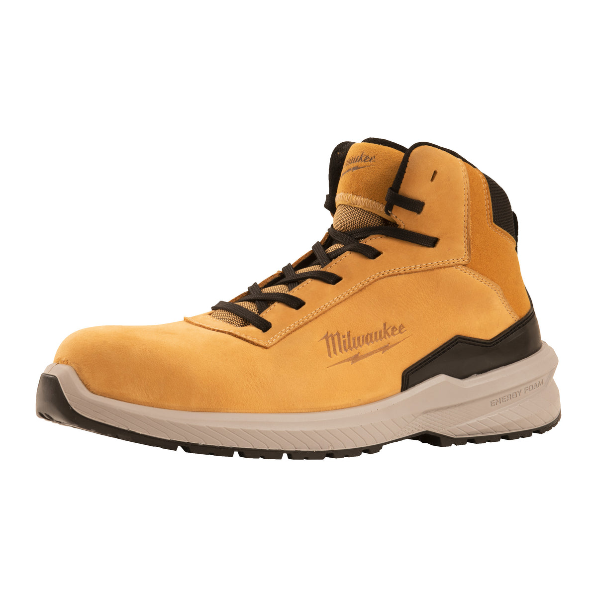 Größe 48 FLEXTRED S3S Sicherheits-Schnürstiefel Leder braun