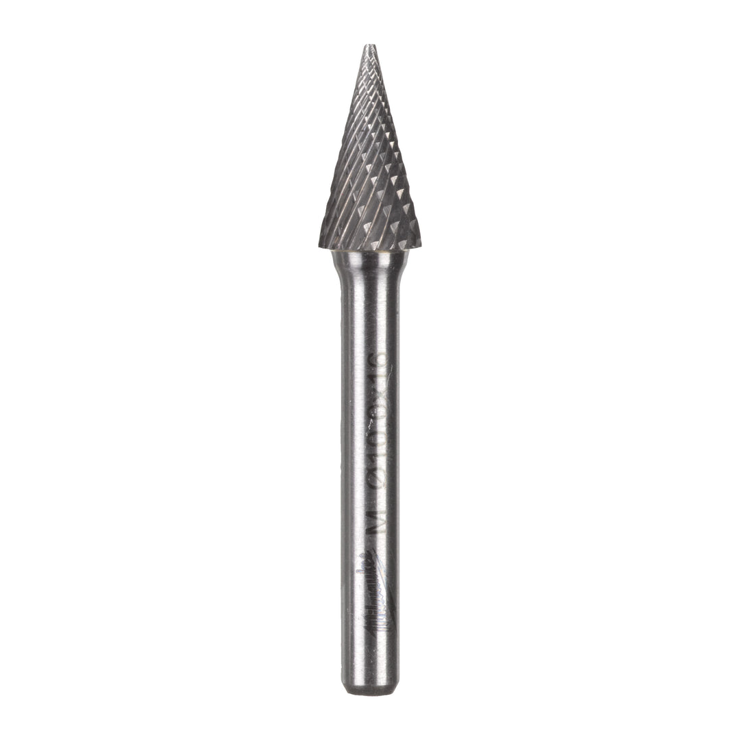 Typ M Spitzkegel-Kopf HM-Fräser 6 mm Schaft u. 10 mm Durchmesser