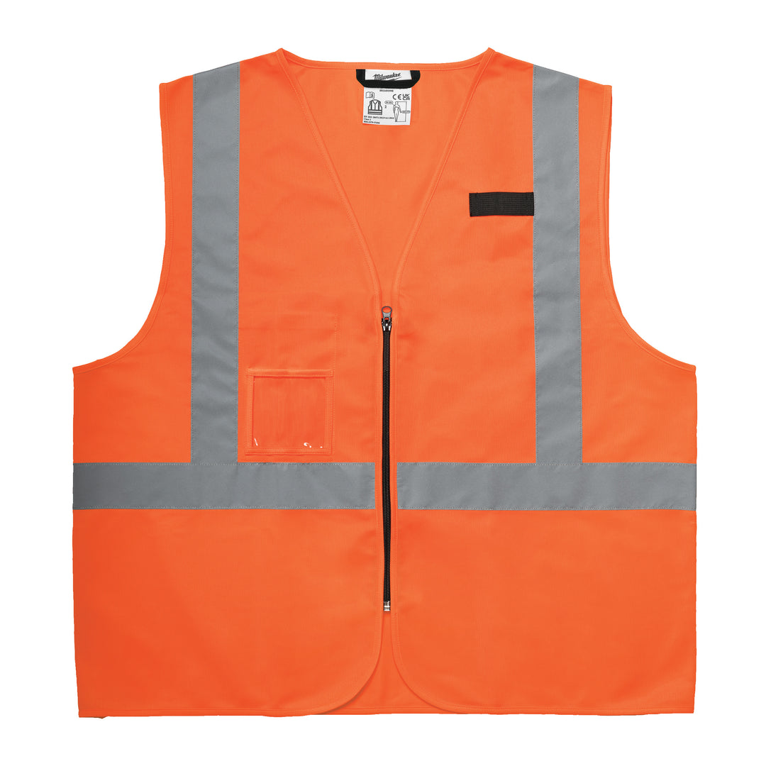 Größe S/M Contractor Warnschutzweste orange