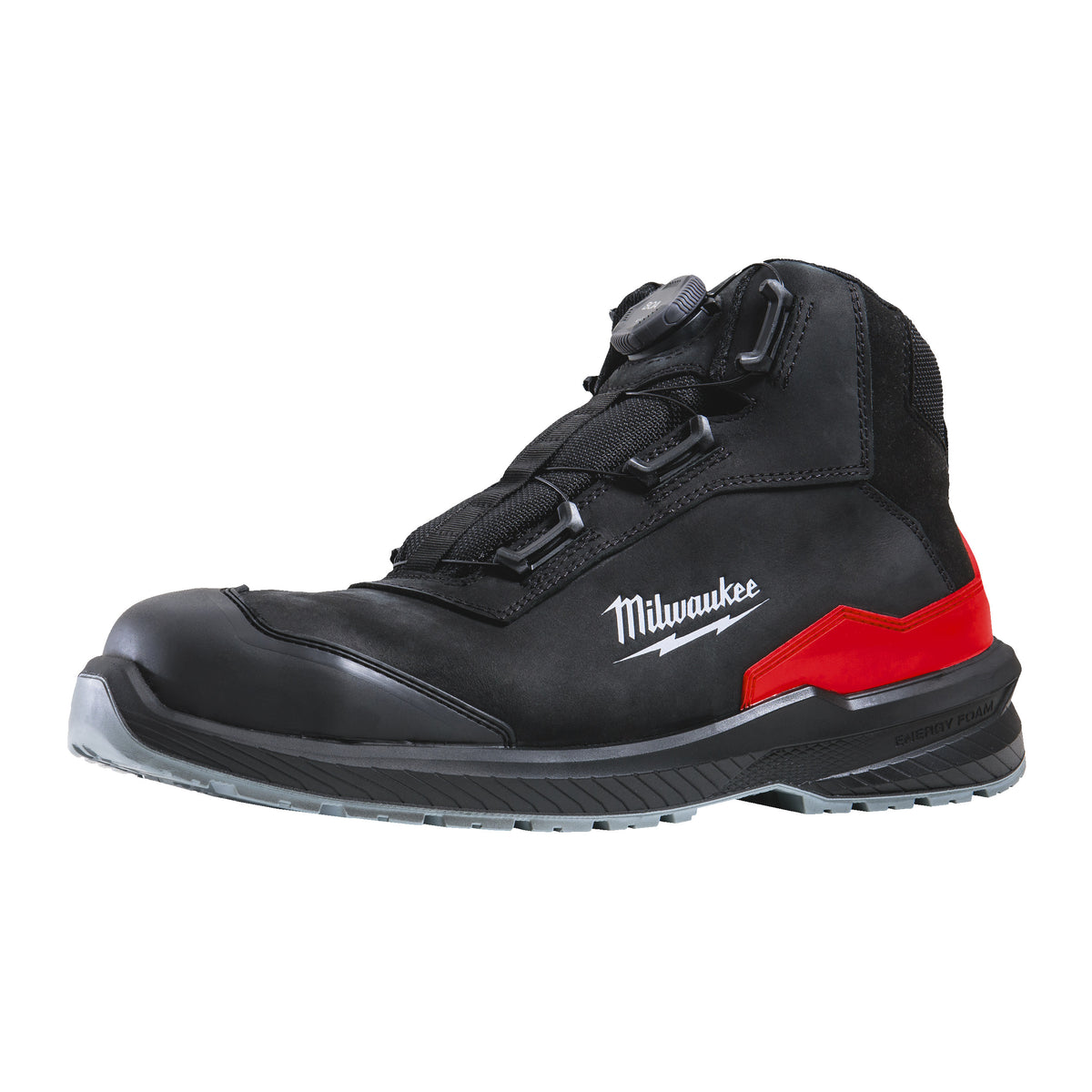 Größe 41 FLEXTRED S3S Sicherheits-Stiefel BOA Leder schwarz