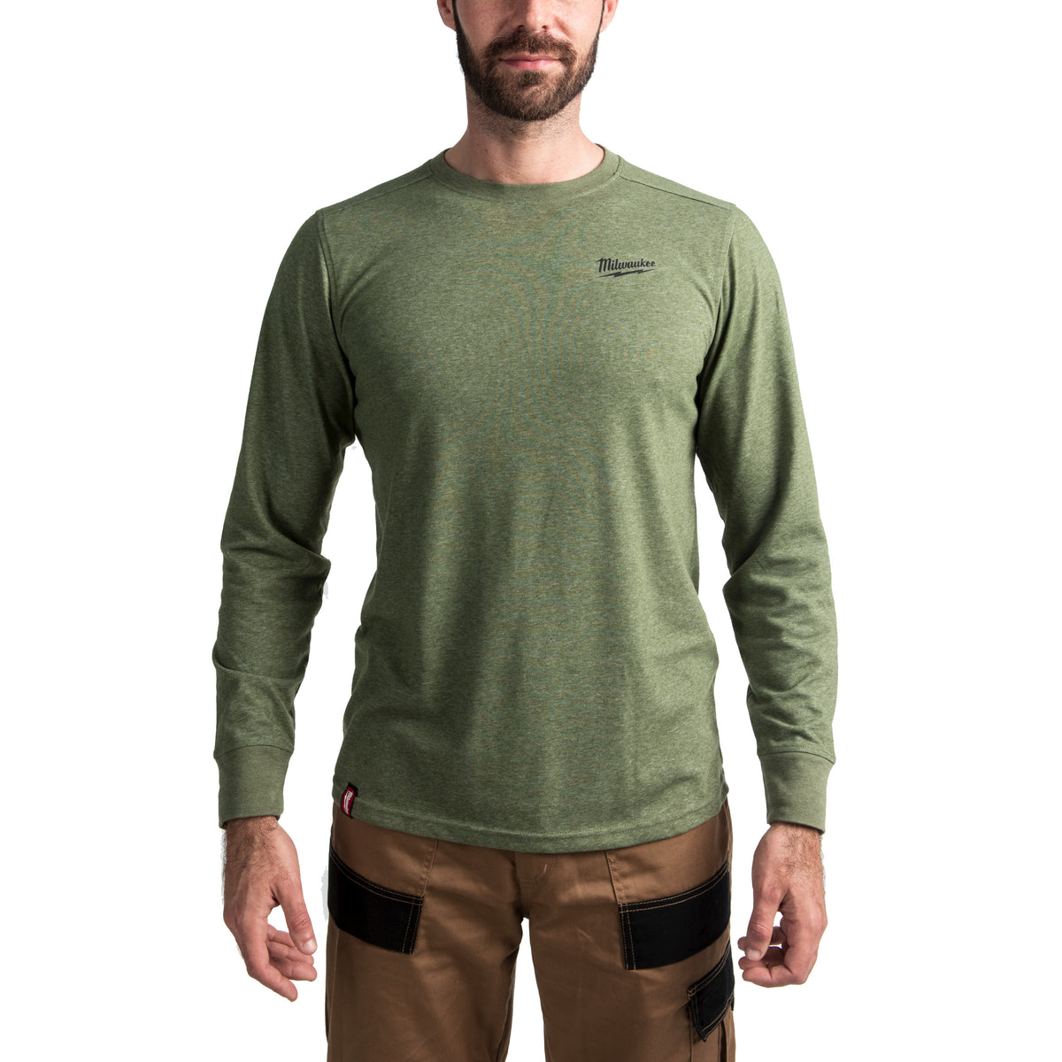 Hybrid-Langarm-Shirt grün HTLSGN-S