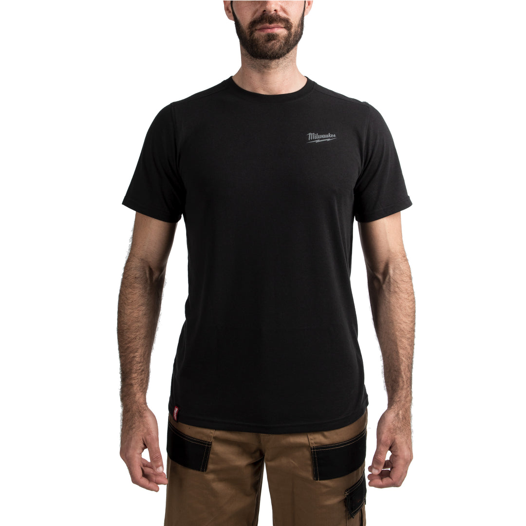 Hybrid-T-Shirt schwarz HTSSBL-M
