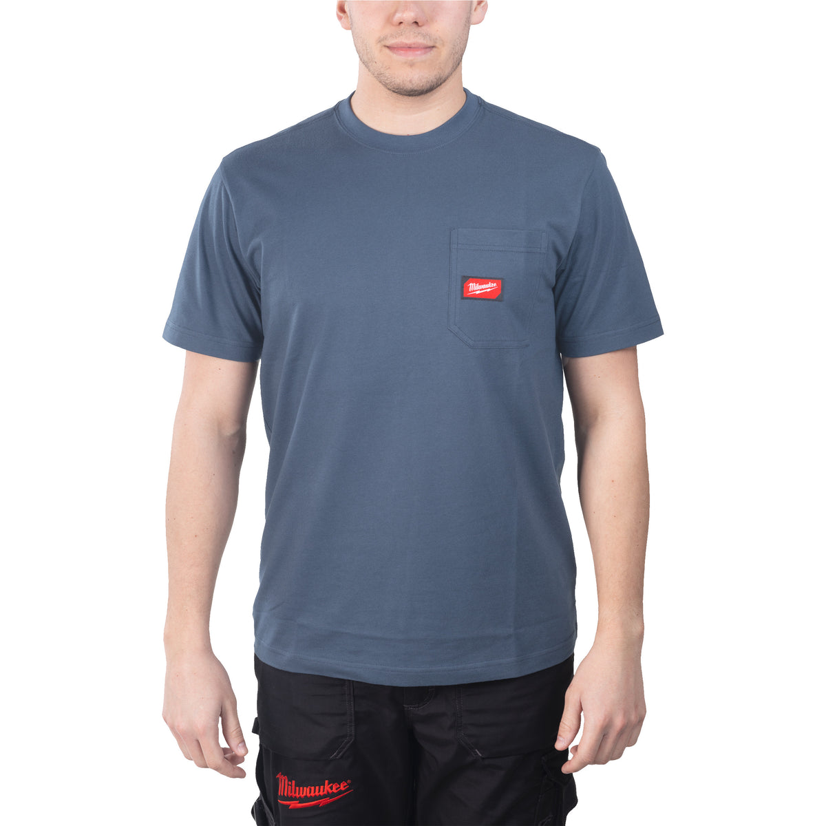 Arbeits-T-Shirt blau mit UV-Schutz WTSSBLU-XXL