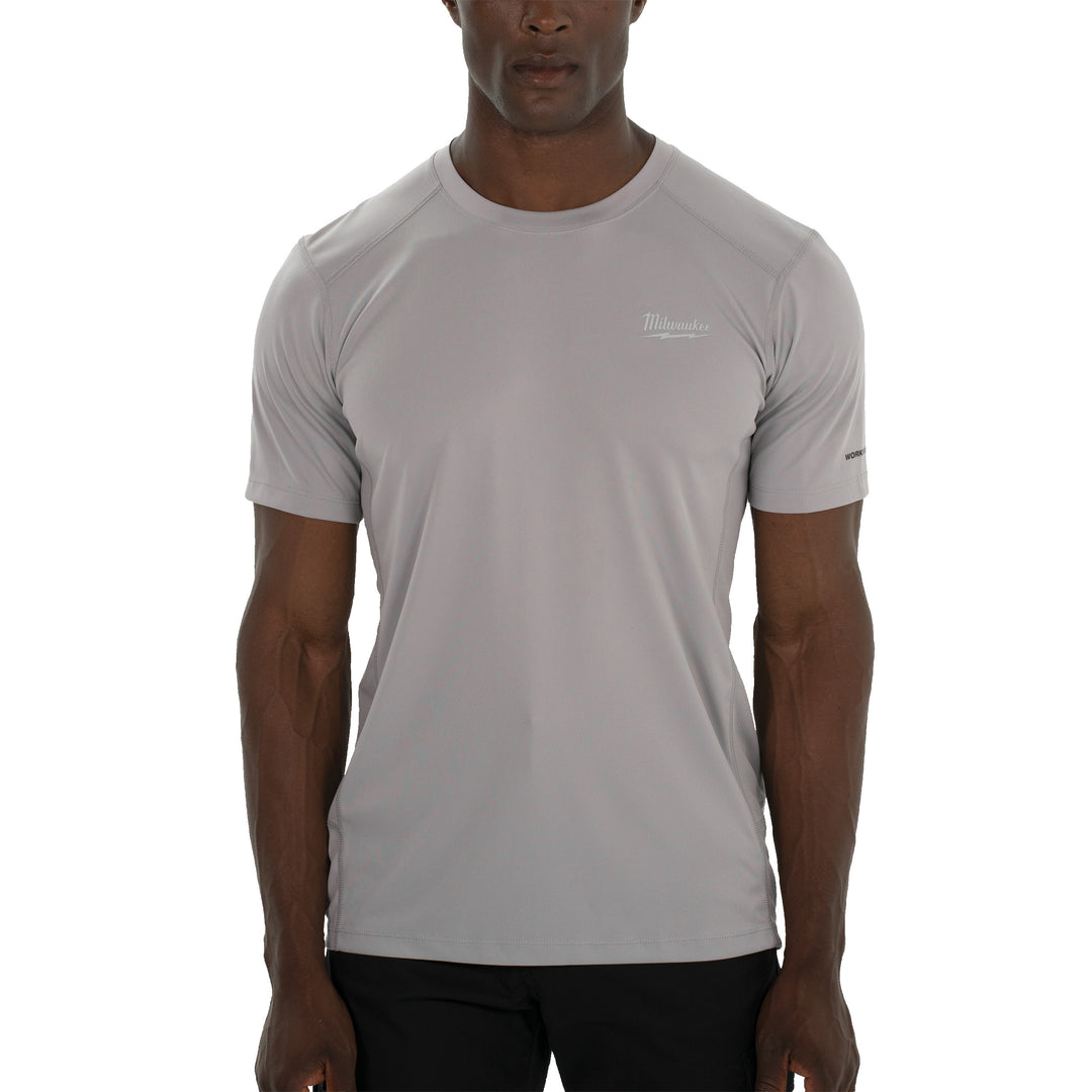 Funktions-T-Shirt grau mit UV-Schutz WWSSG-M